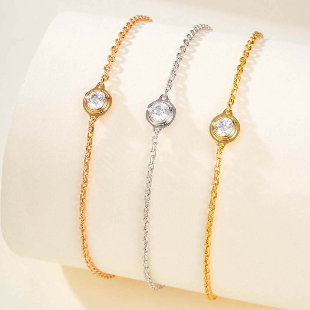 [Dawnora Jewelry]DAMOUR BRACELET 1 DIAMOND