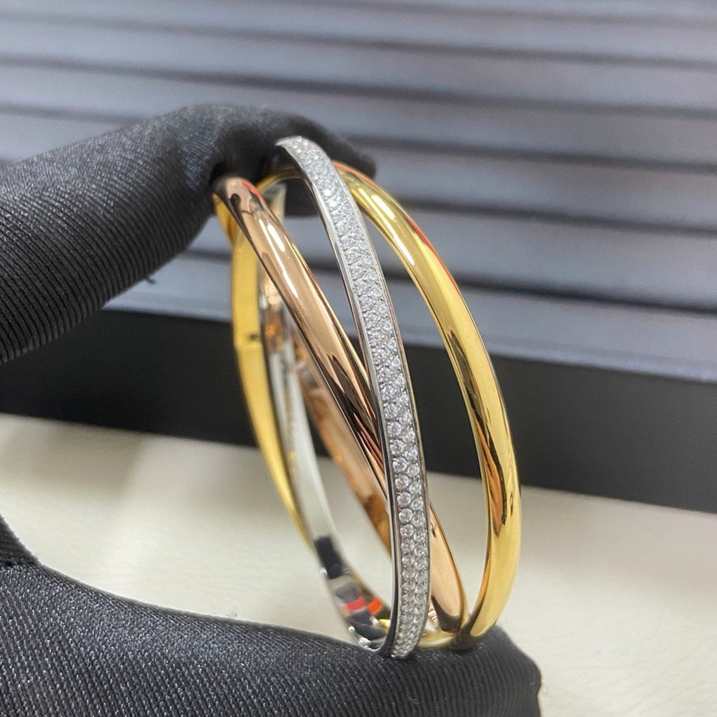 [Dawnora Jewelry]TRINITY 2.8MM SMALL BRACELET