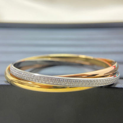 [Dawnora Jewelry]TRINITY 2.8MM SMALL BRACELET