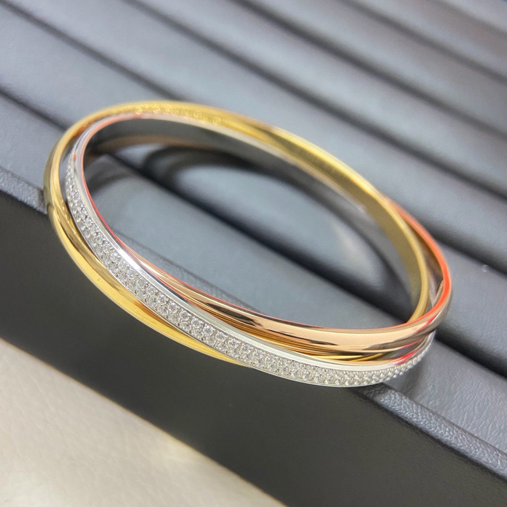 [Dawnora Jewelry]TRINITY 2.8MM SMALL BRACELET