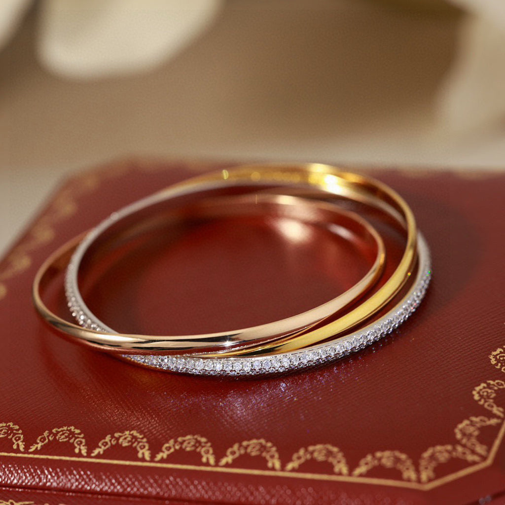[Dawnora Jewelry]TRINITY 2.8MM SMALL BRACELET