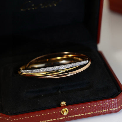 [Dawnora Jewelry]TRINITY 2.8MM SMALL BRACELET