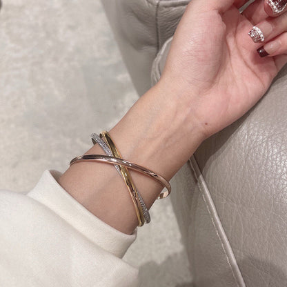 [Dawnora Jewelry]TRINITY 2.8MM SMALL BRACELET