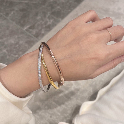 [Dawnora Jewelry]TRINITY 2.8MM SMALL BRACELET