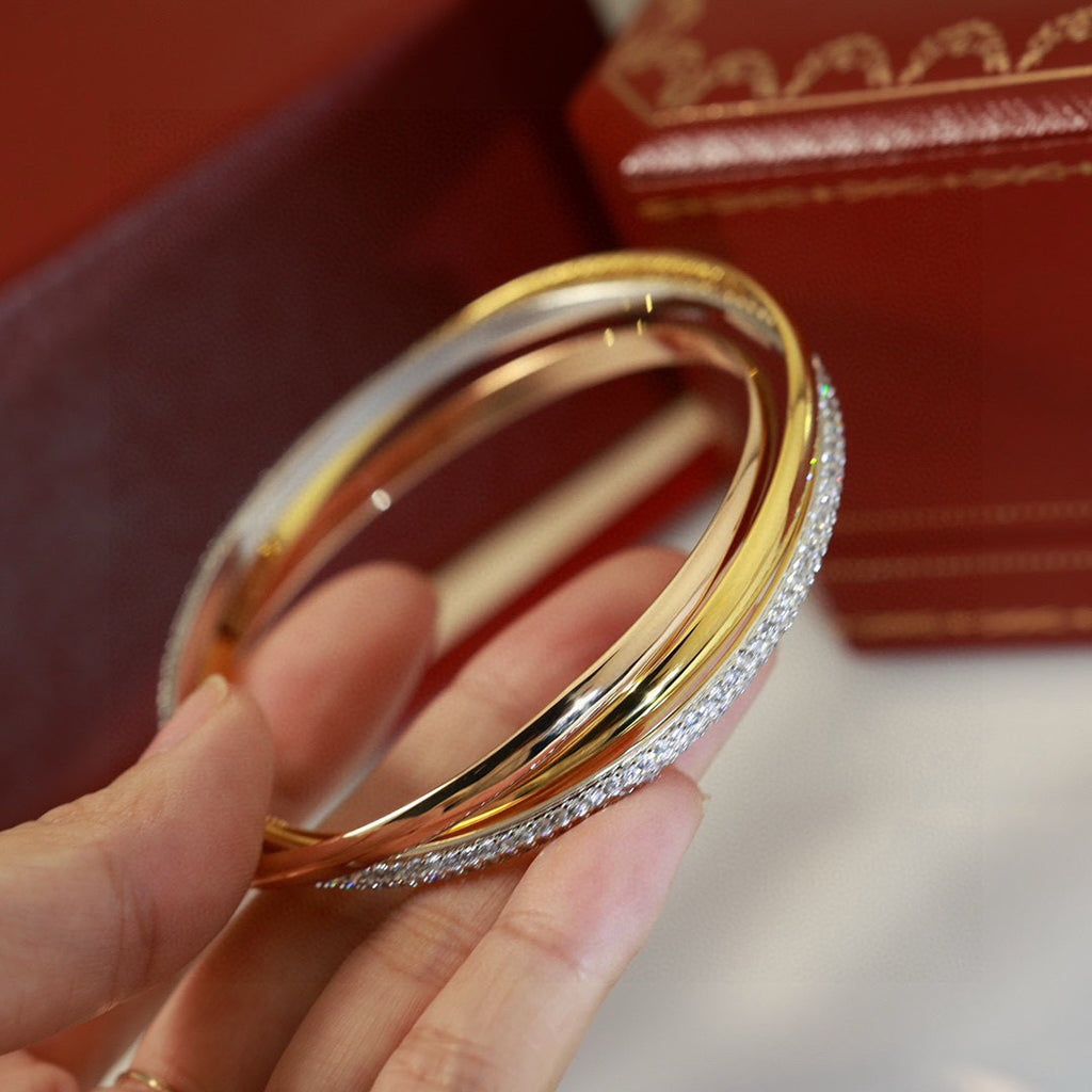 [Dawnora Jewelry]TRINITY 2.8MM SMALL BRACELET
