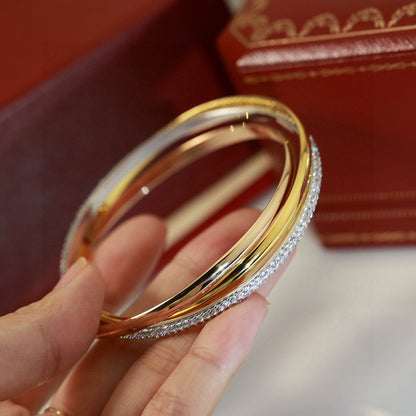 [Dawnora Jewelry]TRINITY 2.8MM SMALL BRACELET