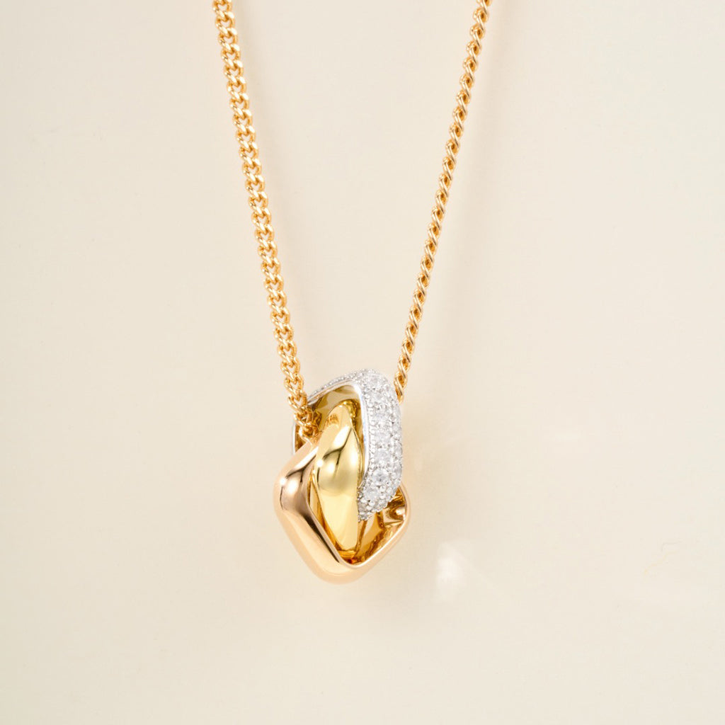 [Dawnora Jewelry]TRINITY CUSHION NECKLACE COLLECTION