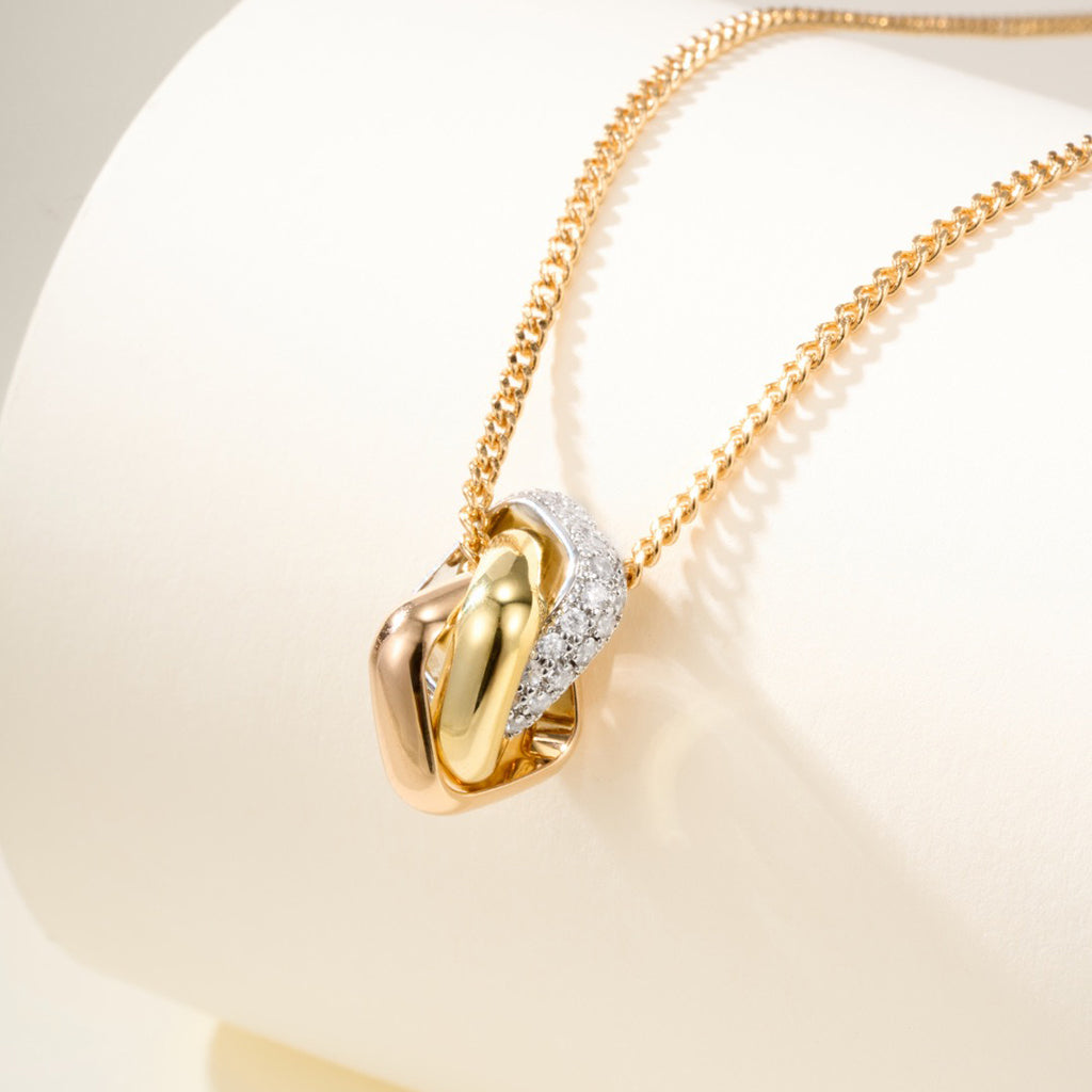 [Dawnora Jewelry]TRINITY CUSHION NECKLACE COLLECTION