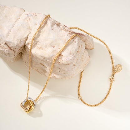 [Dawnora Jewelry]TRINITY CUSHION NECKLACE COLLECTION