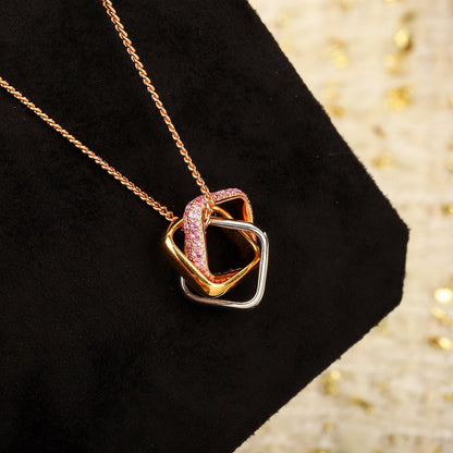 [Dawnora Jewelry]TRINITY CUSHION NECKLACE COLLECTION