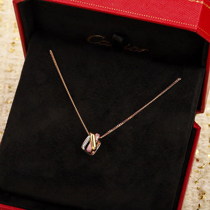 [Dawnora Jewelry]TRINITY CUSHION NECKLACE COLLECTION
