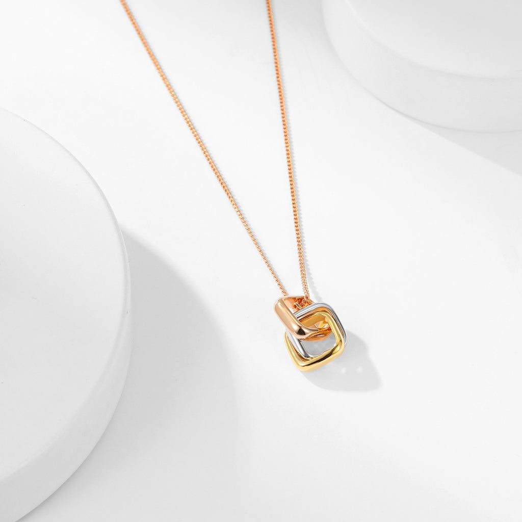 [Dawnora Jewelry]TRINITY CUSHION NECKLACE COLLECTION