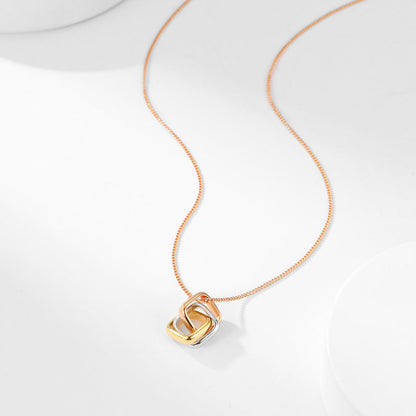 [Dawnora Jewelry]TRINITY CUSHION NECKLACE COLLECTION