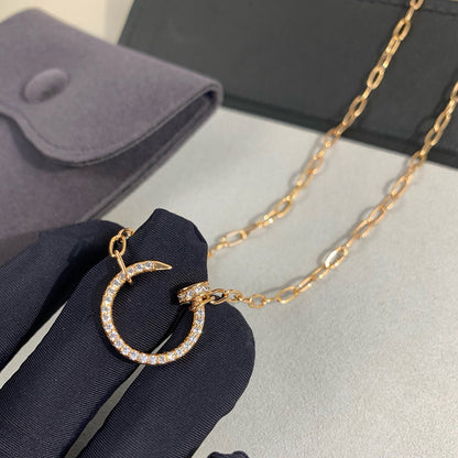 [Dawnora Jewelry]JUSTE NECKLACE FULL DIAMONDS