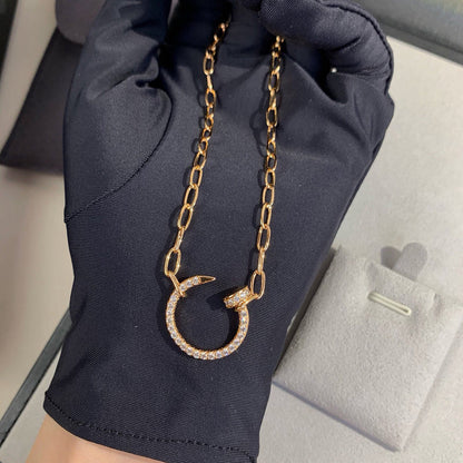 [Dawnora Jewelry]JUSTE NECKLACE FULL DIAMONDS