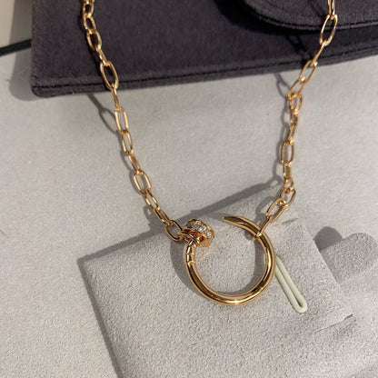 [Dawnora Jewelry]JUSTE NECKLACE FULL DIAMONDS