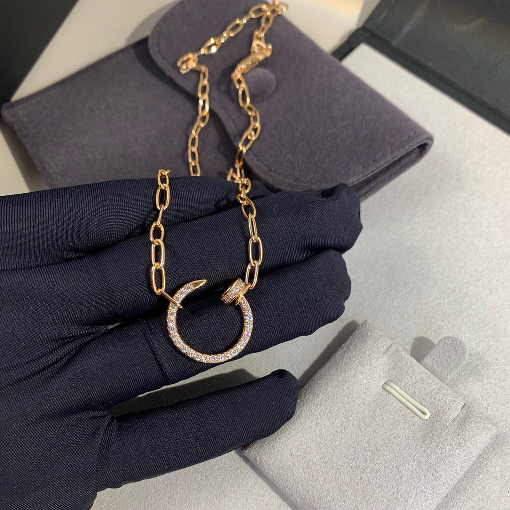 [Dawnora Jewelry]JUSTE NECKLACE FULL DIAMONDS