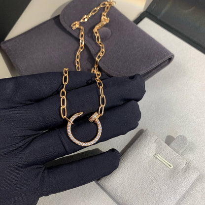 [Dawnora Jewelry]JUSTE NECKLACE FULL DIAMONDS