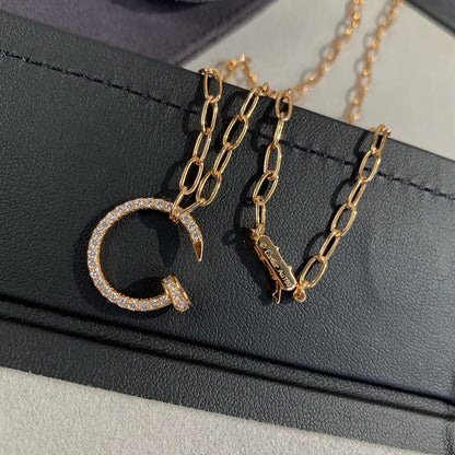 [Dawnora Jewelry]JUSTE NECKLACE FULL DIAMONDS