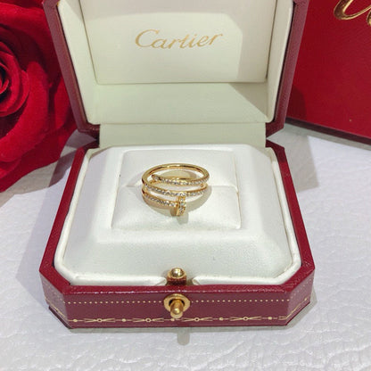 [Dawnora Jewelry]JUSTE RING 4.8MM FULL DIAMOND