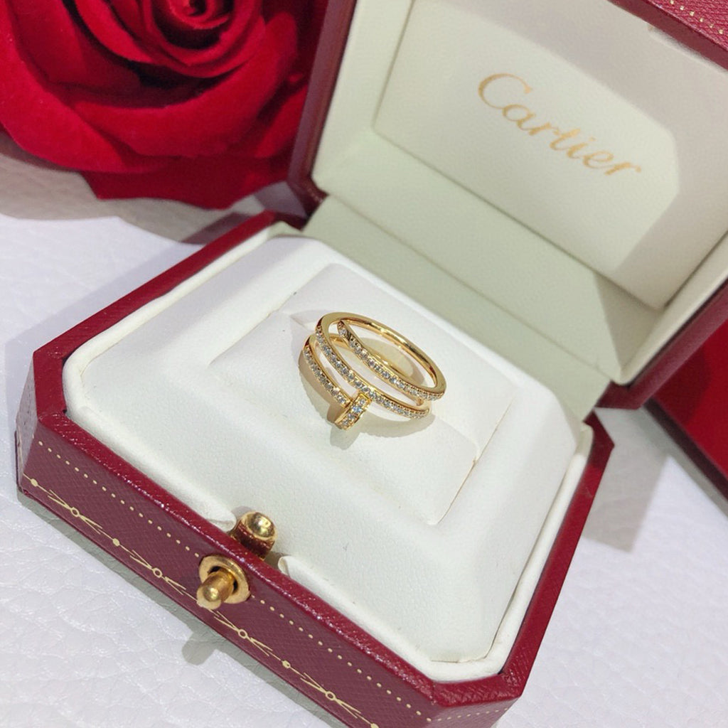 [Dawnora Jewelry]JUSTE RING 4.8MM FULL DIAMOND