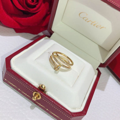 [Dawnora Jewelry]JUSTE RING 4.8MM FULL DIAMOND