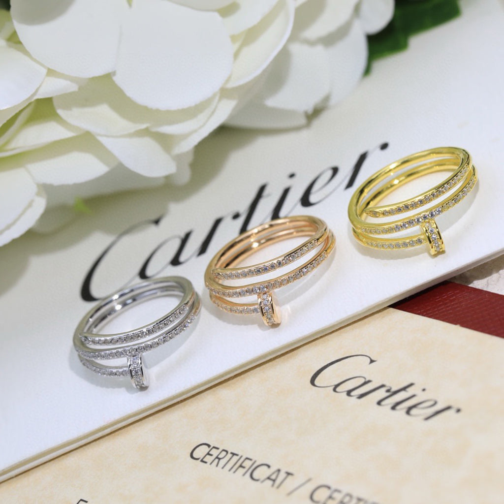 [Dawnora Jewelry]JUSTE RING 4.8MM FULL DIAMOND