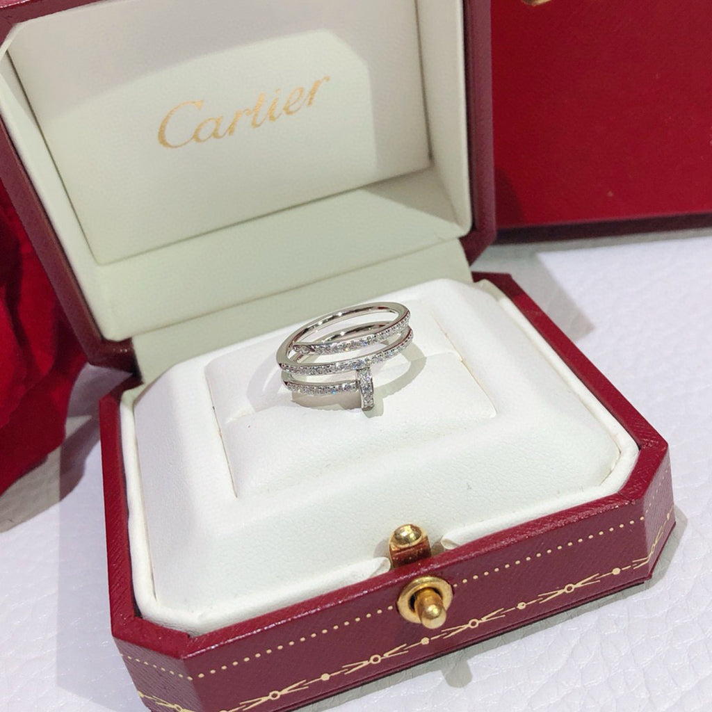 [Dawnora Jewelry]JUSTE RING 4.8MM FULL DIAMOND