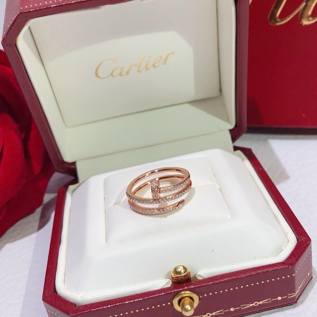 [Dawnora Jewelry]JUSTE RING 4.8MM FULL DIAMOND
