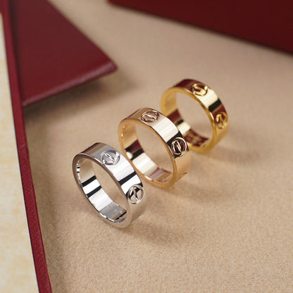 [Dawnora Jewelry]LOVE RING 5.5MM NO DIAMOND