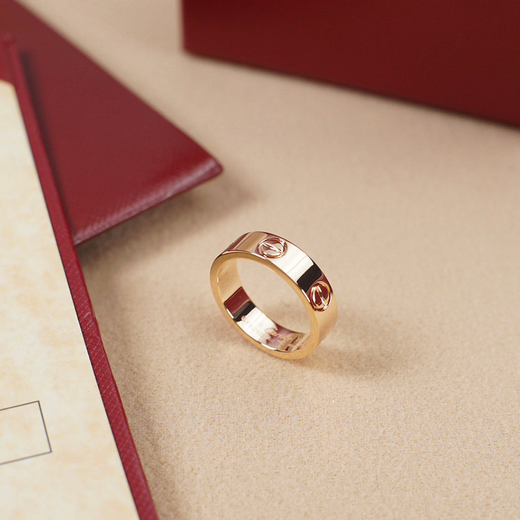 [Dawnora Jewelry]LOVE RING 5.5MM NO DIAMOND