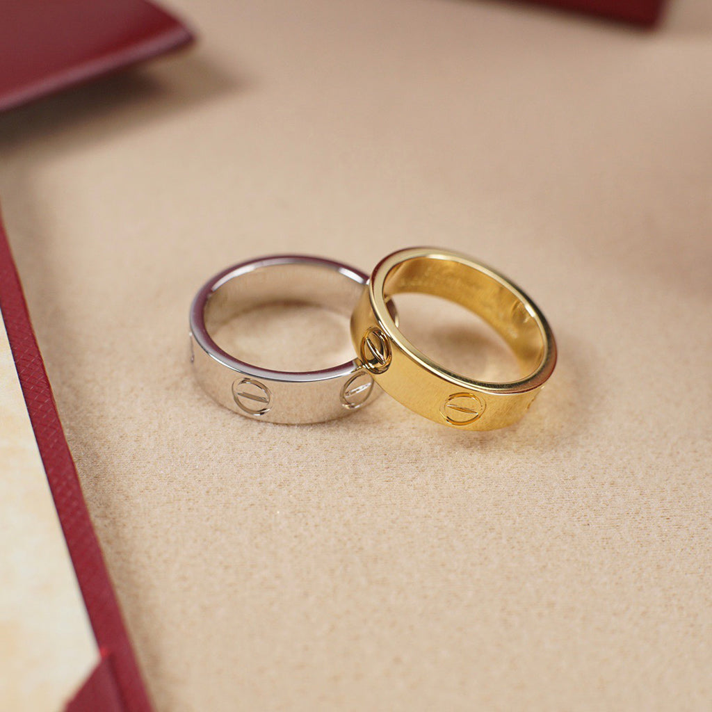 [Dawnora Jewelry]LOVE RING 5.5MM NO DIAMOND