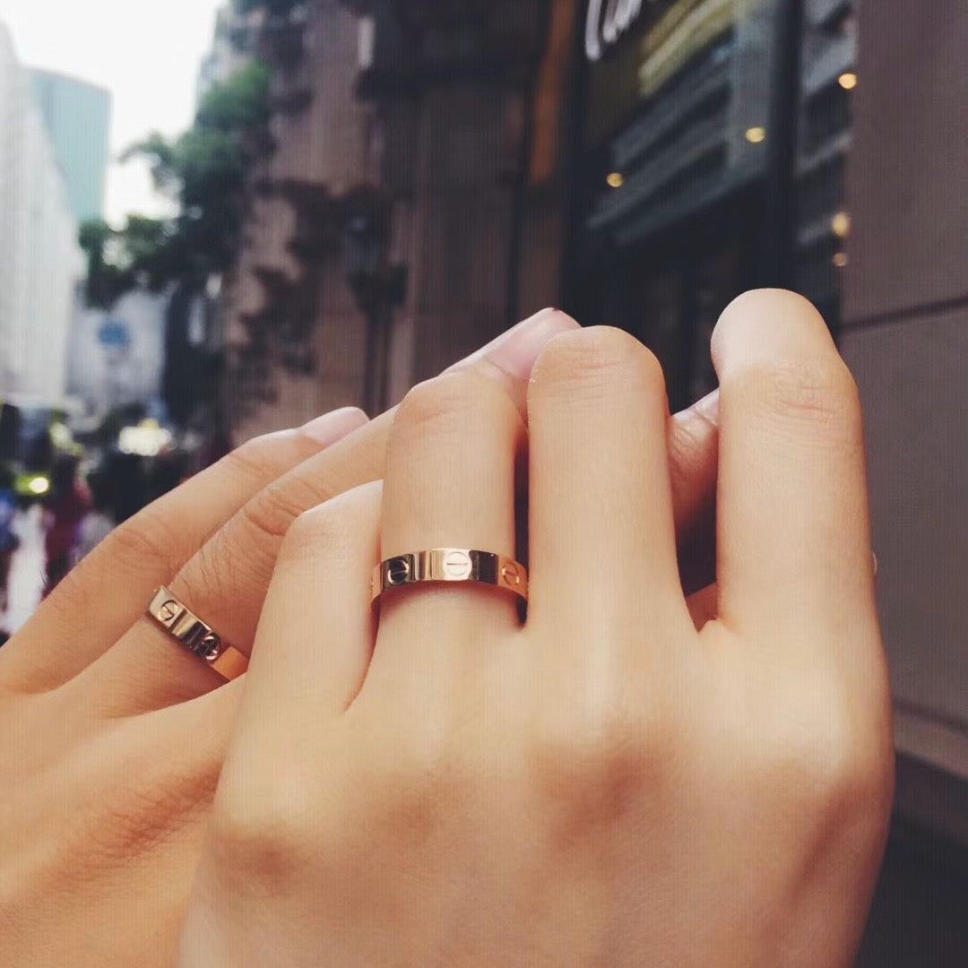 [Dawnora Jewelry]LOVE RING 3.6 MM NO DIAMOND