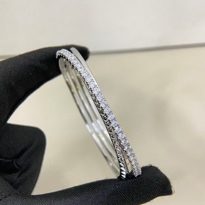 [Dawnora Jewelry]ETINCELLE HALF-PAVED DIAMOND BRACELET