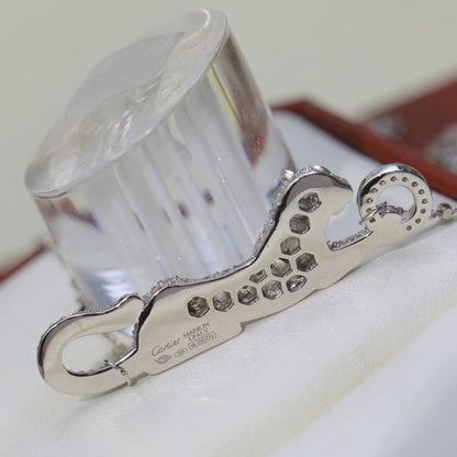[Dawnora Jewelry]PANTHERE PAVED DIAMOND NECKLACE