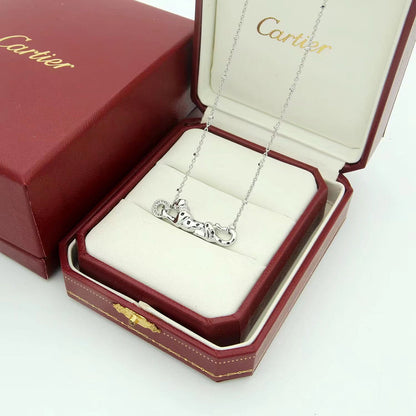 [Dawnora Jewelry]PANTHERE FULL DIAMOND NECKLACE