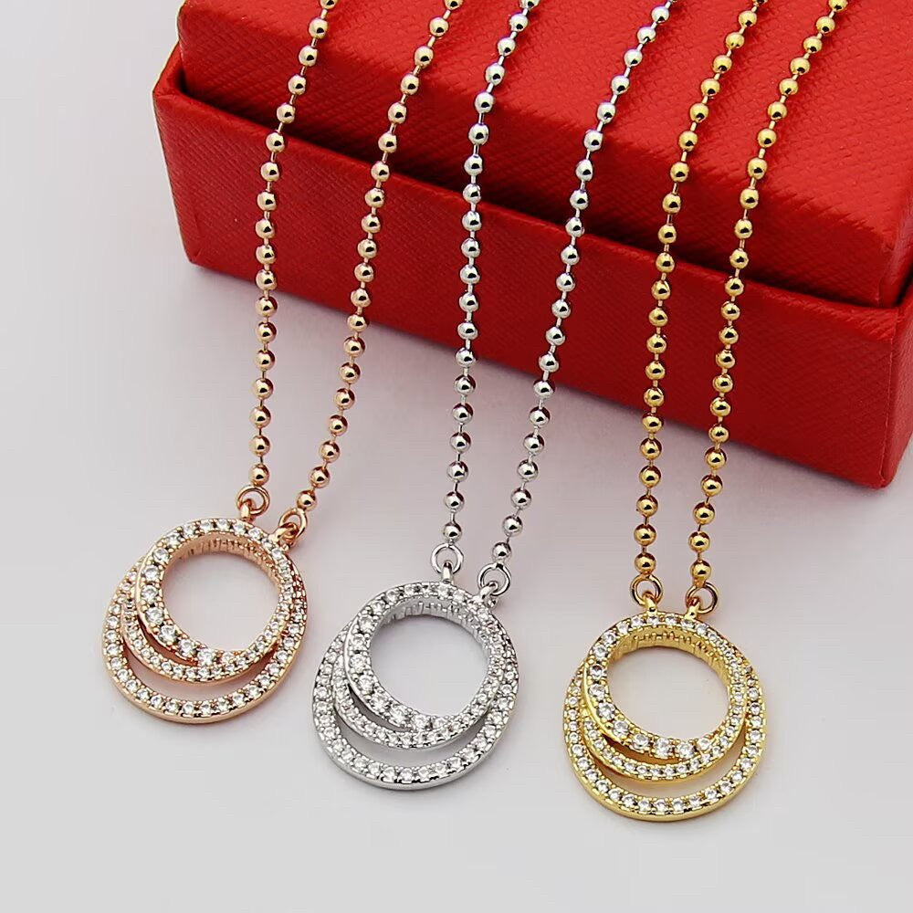 [Dawnora Jewelry]ETINCELLE  FULL DIAMOND NECKLACE