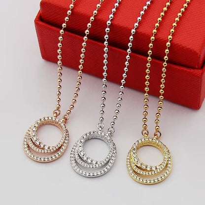 [Dawnora Jewelry]ETINCELLE  FULL DIAMOND NECKLACE