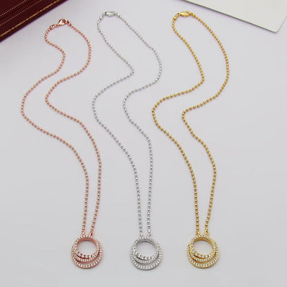 [Dawnora Jewelry]ETINCELLE  FULL DIAMOND NECKLACE
