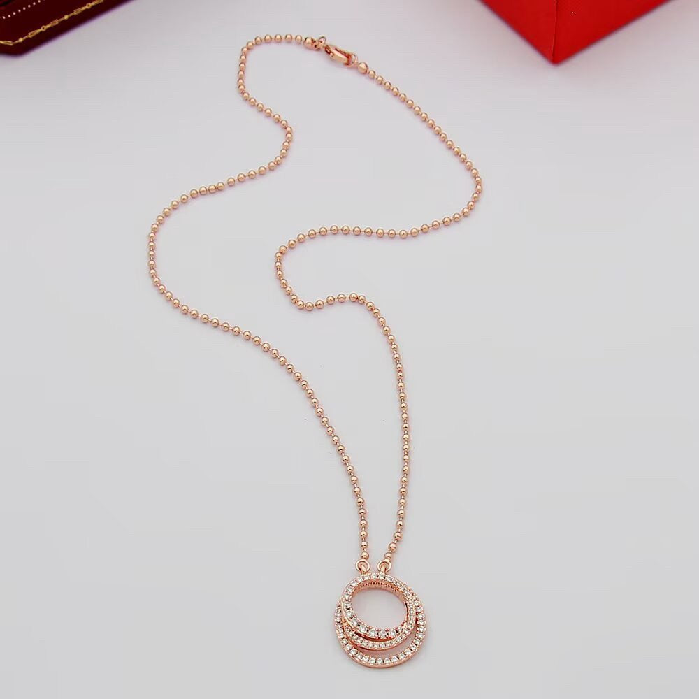 [Dawnora Jewelry]ETINCELLE  FULL DIAMOND NECKLACE