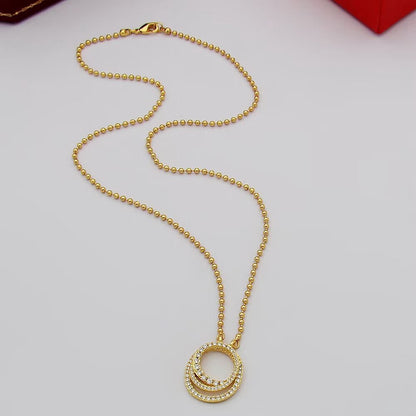 [Dawnora Jewelry]ETINCELLE  FULL DIAMOND NECKLACE