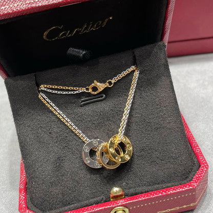 [Dawnora Jewelry]LOVE 6 DIAMOND PENDANT NECKLACE