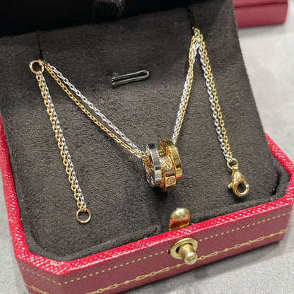 [Dawnora Jewelry]LOVE 6 DIAMOND PENDANT NECKLACE