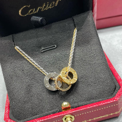 [Dawnora Jewelry]LOVE 6 DIAMOND PENDANT NECKLACE