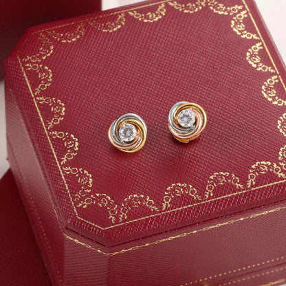 [Dawnora Jewelry]TRINITY STUD DIAMOND EARRINGS