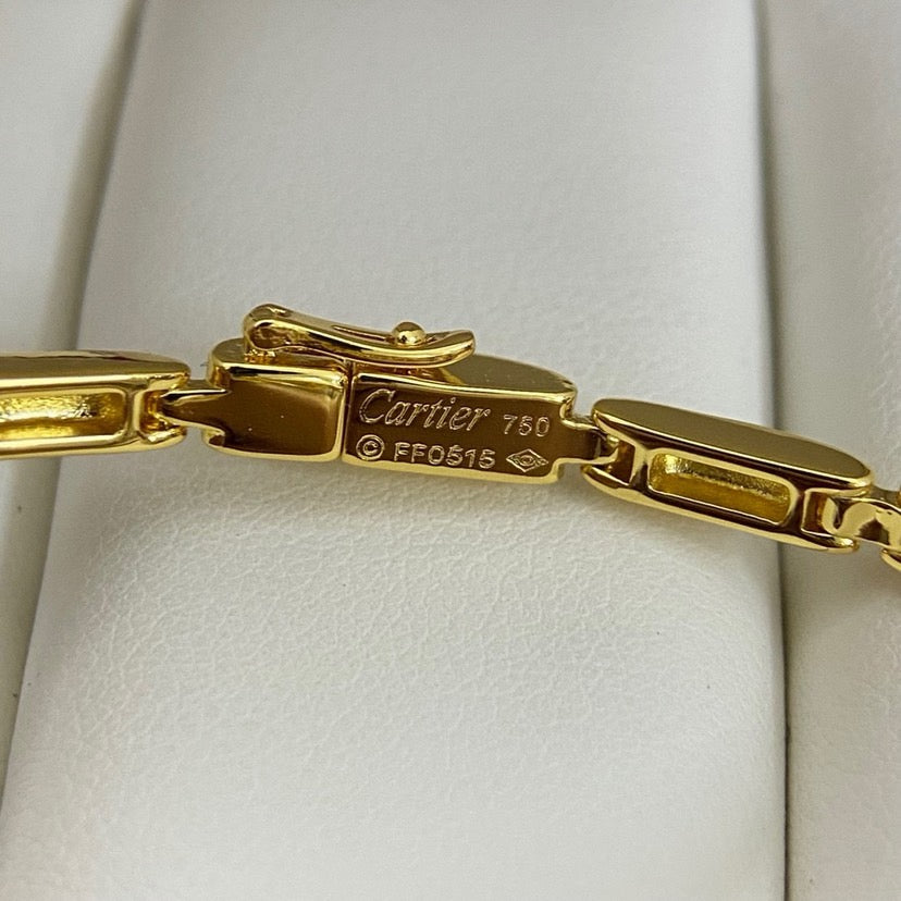 [Dawnora Jewelry]PANTHERE HALF DIAMOND ON CHAIN BRACELET