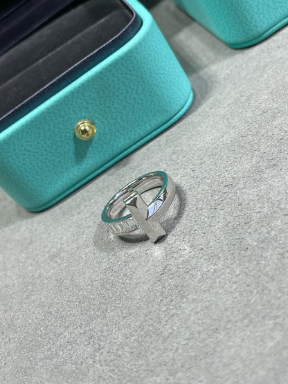 [Dawnora Jewelry]T1 WIDE 4.5MM DIAMOND RING
