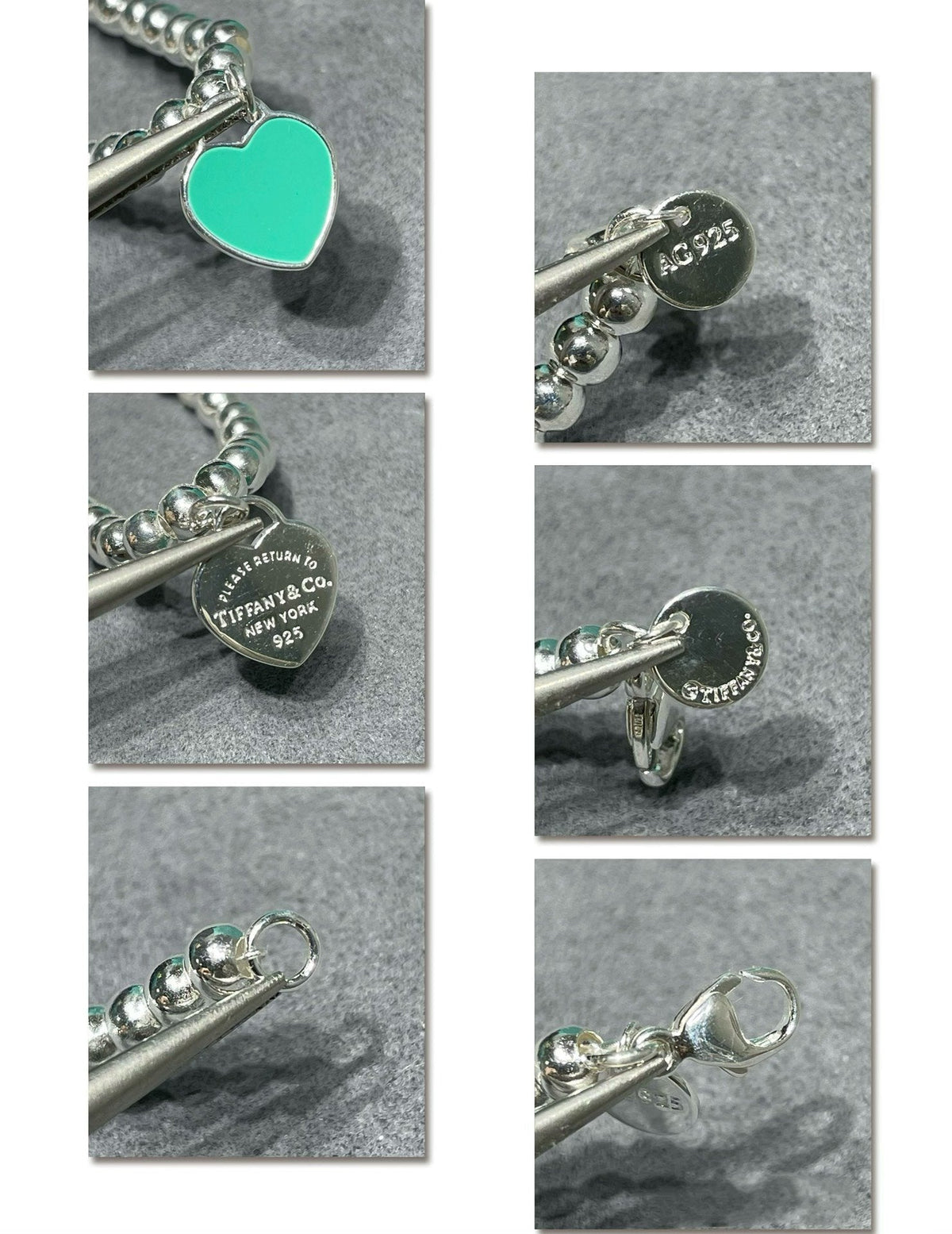 [Dawnora Jewelry]RETURN TO TIF SILVER BEAD NECKLACE