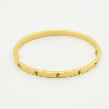 [Dawnora Jewelry]LOVE BRACELET 3.65MM 10 DIAMONDS