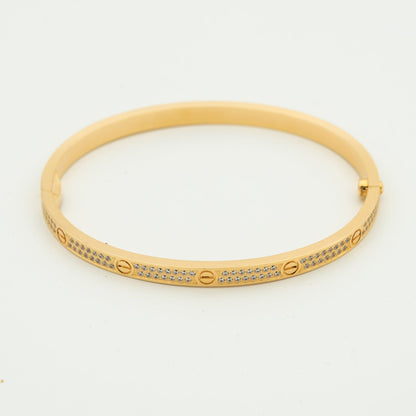 [Dawnora Jewelry]LOVE BRACELET 3.65MM DIAMOND-PAVED